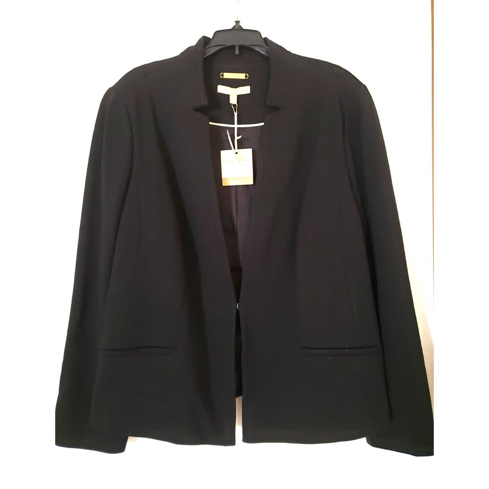 Talbots  Black elegant Blazer Sz 16 formal classic style Office Work Wear jacket